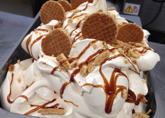 Stroopwafel ijs