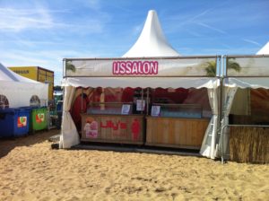 IJssalon op Strandfestival Zand