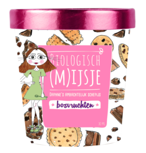 Daphne bio (m)ijsje - verpakking koek en choco